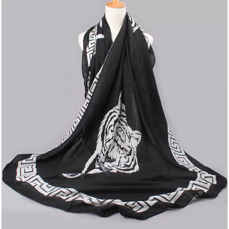 Shawl Scarf For Women's Dual-Use Explosive All Matching Temperament Spring And Autumn Foreign Style Long Scarf Specification drawing
