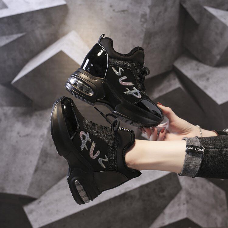 A035 Chaozhou Baixin 2024 New Guangzhou Ladies Increased Casual Sports Shoes