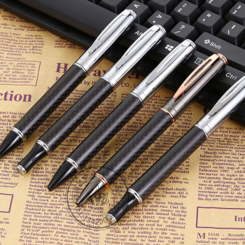 Carbon fiber ball pen Metal pen Gift pen Office pen Carbon fiber signature pen Treasure bead pen