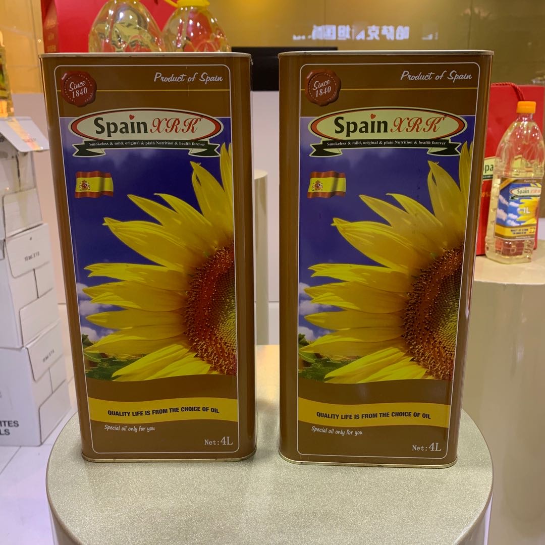 原瓶原装进口葵花籽油压榨醇香4L西班牙详情4