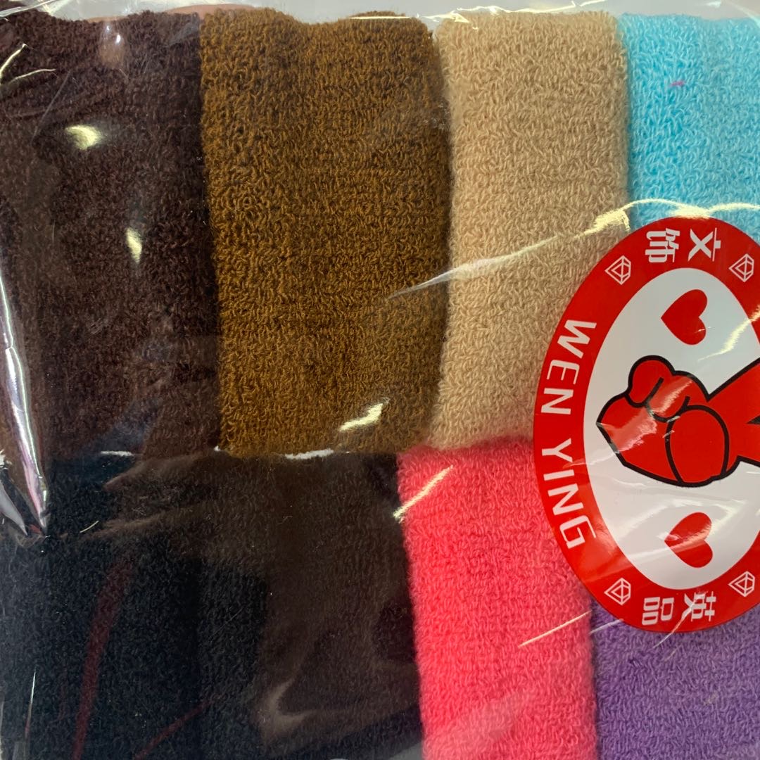 Korean candy-colored hair bands, headbands, children's rubber bands, hair accessories, and large headwear bags details Picture