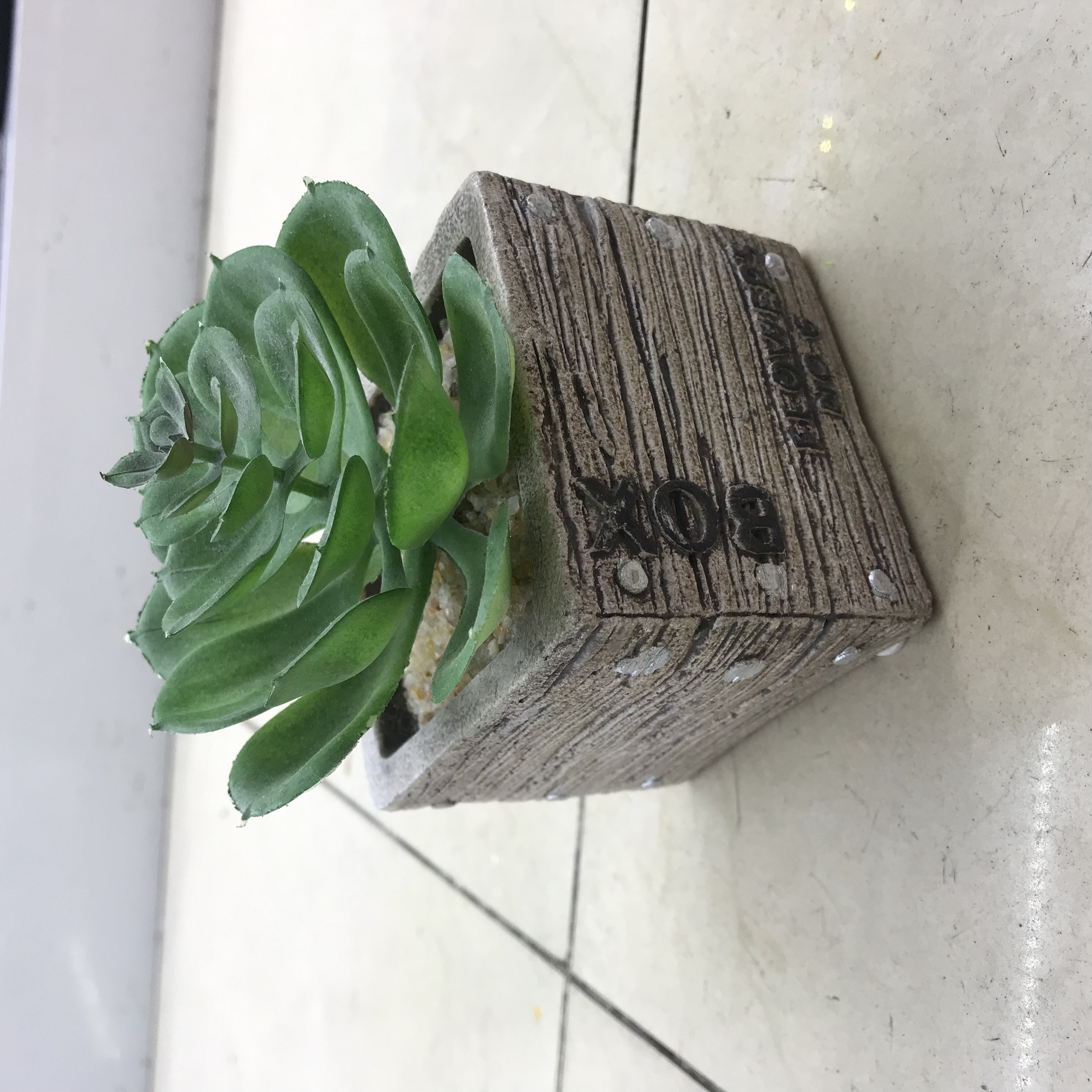 Simulated succulent potted plants put a peach succulent bonsai small plants fake succulent indoor office succulent plants