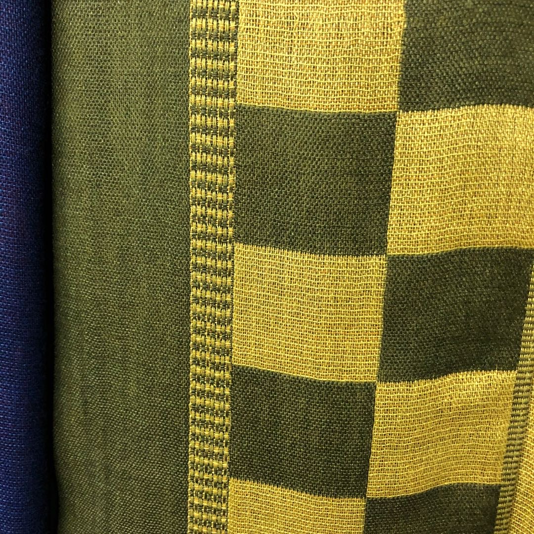 Checked full polyester fabric scarves with mixed colors are available for wholesale details Picture