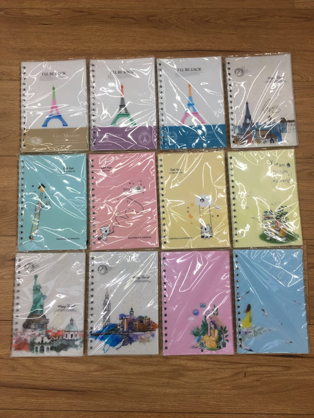 Small Rubber Sleeve Coil Notebook