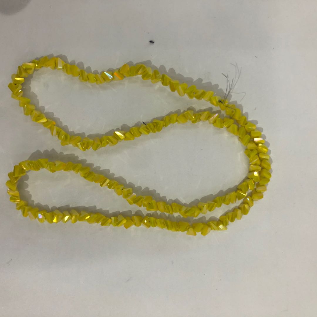 Crystal diamond beads handmade ring DIY beaded bracelet loose beads glass accessories materials thumbnail