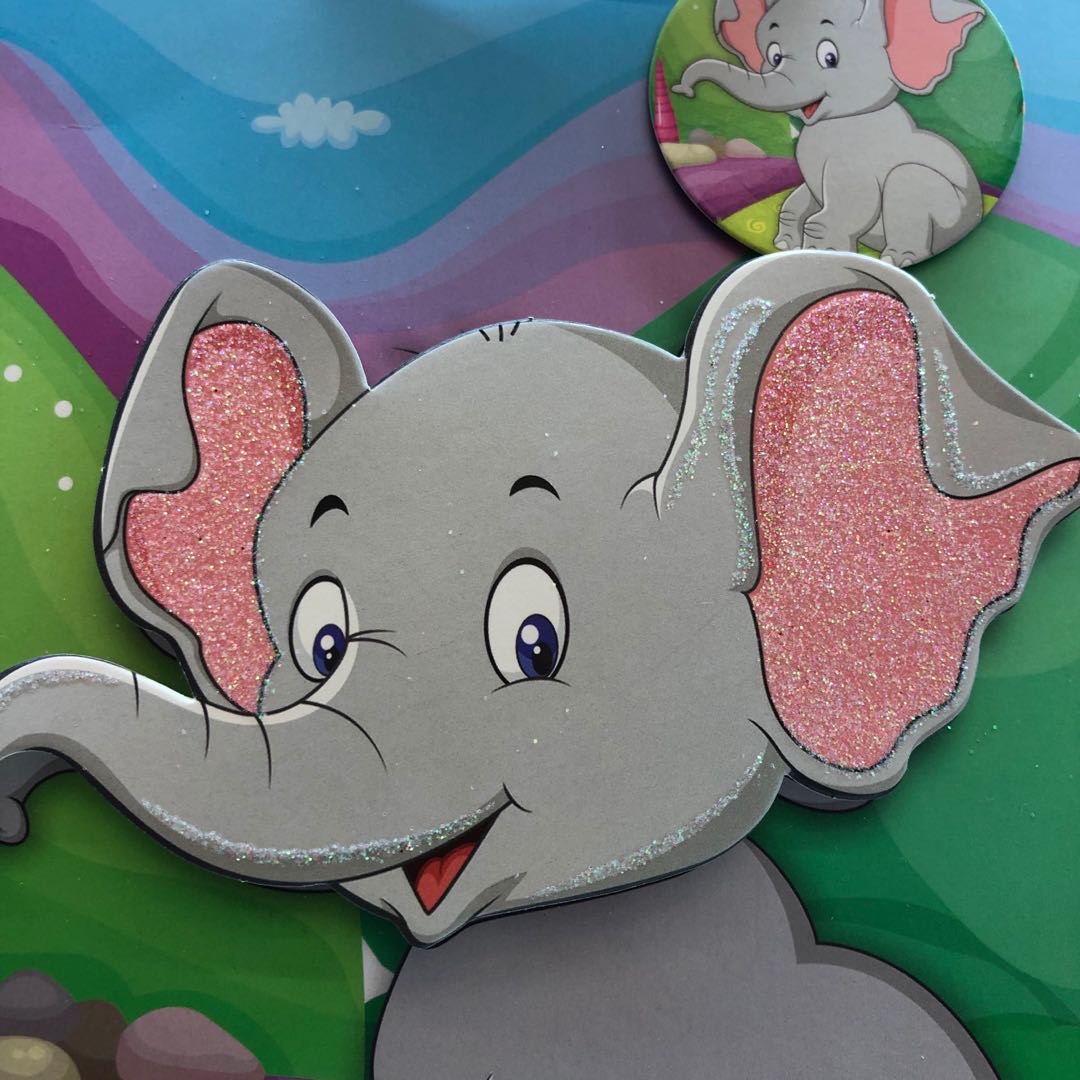 Cute Elephant Cartoon Gift Box Carton Creative Gift Box Packaging details Picture