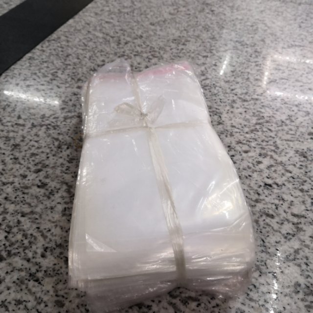 PE tear-off plastic bag. Self-sealing bag. Specification image