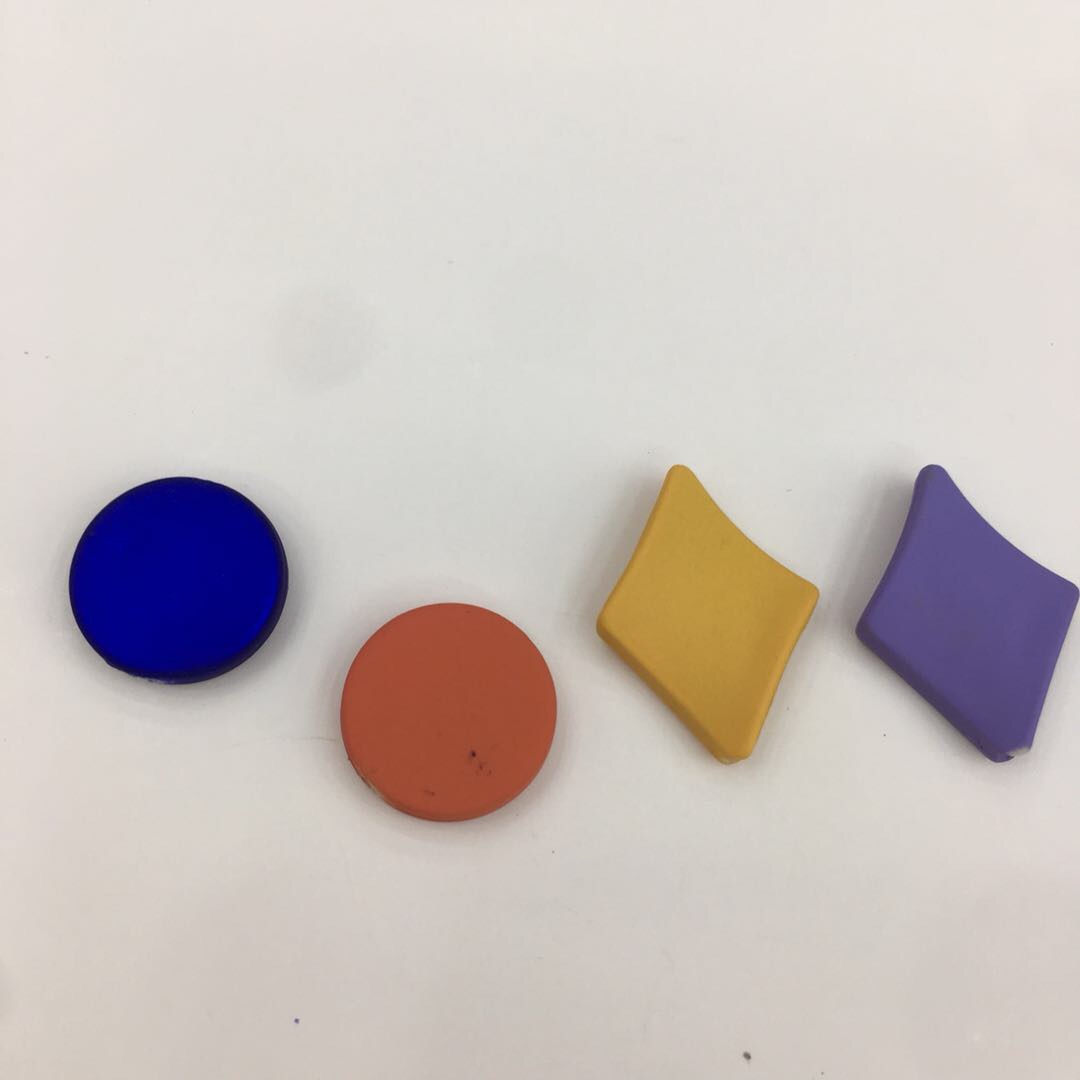 Factory direct sales of acrylic rubber effect accessories in various shapes