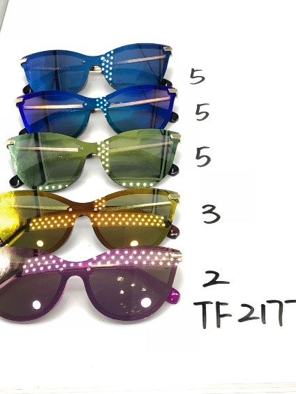 Fashionable large-framed sunglasses, square-framed sunglasses, polarized glasses, Korean version, trendy and trendy, high-end metal women's style 2177 details Picture