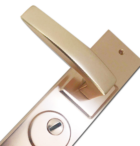 Handle Lock Hardware Handle Aluminum Alloy Zinc Alloy Door Lock Handle Security Door Handle details Picture