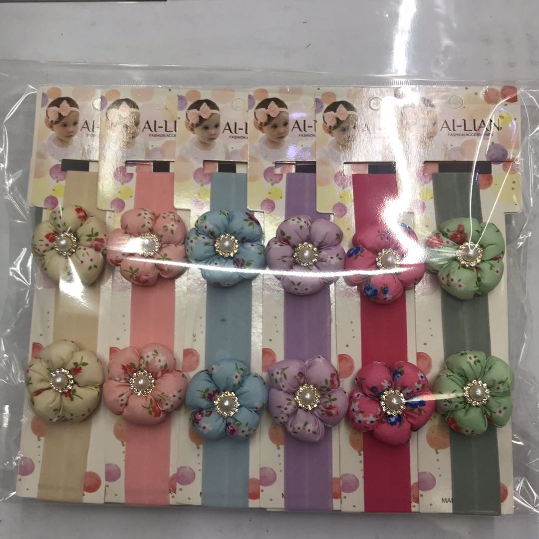 South Korean baby girl full-moon Princess Head baby flower hair ornament