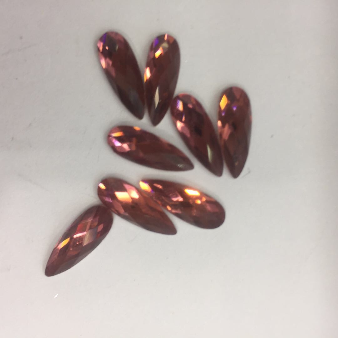 DIY earrings, necklaces, jewelry accessories, colored glass crystal pendants, crystal glass pendant accessories Specification image