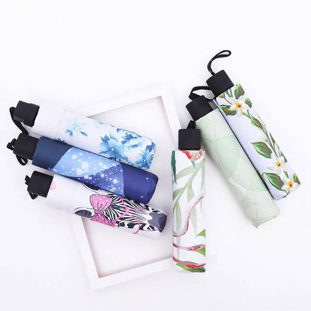 Female student sun umbrella for sun protection and UV protection, suitable for both sunny and rainy days details Picture