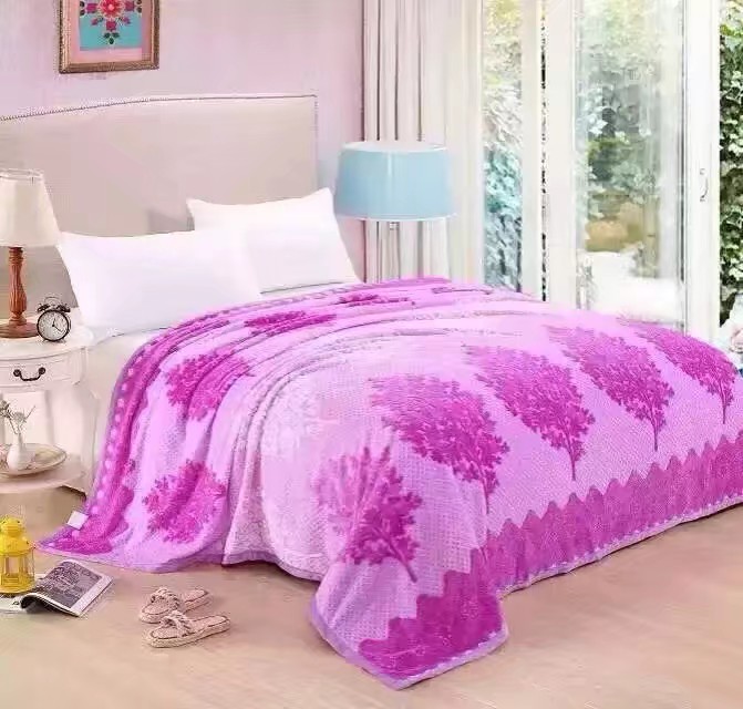 2021 New Factory Direct Sales Beautiful Printed Double-Sided Farai Fleece Blanket 200*230