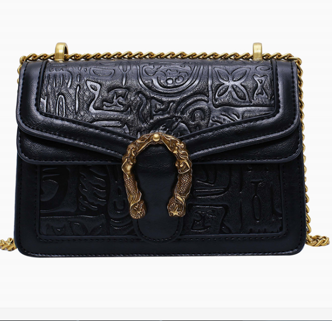 高级感包包女2019秋冬季新款潮时尚百搭ins斜挎包链条包