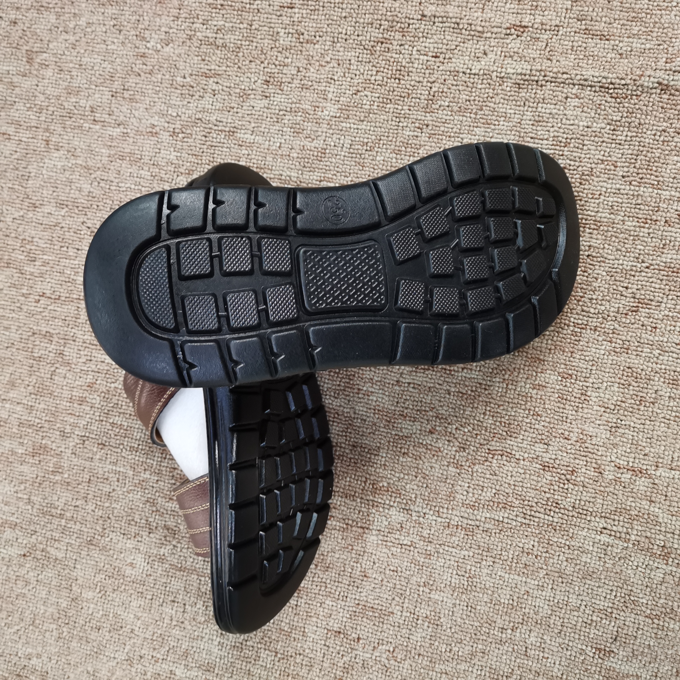 JD-605老人头2020新款男士夏季休闲凉鞋细节图