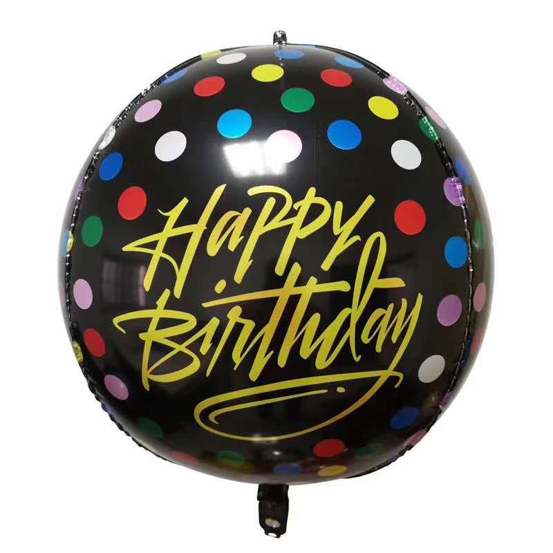15 "Happy Birthday aluminum foil balloon Holiday Party decoration birthday party aluminum foil balloon design can be customized thumbnail