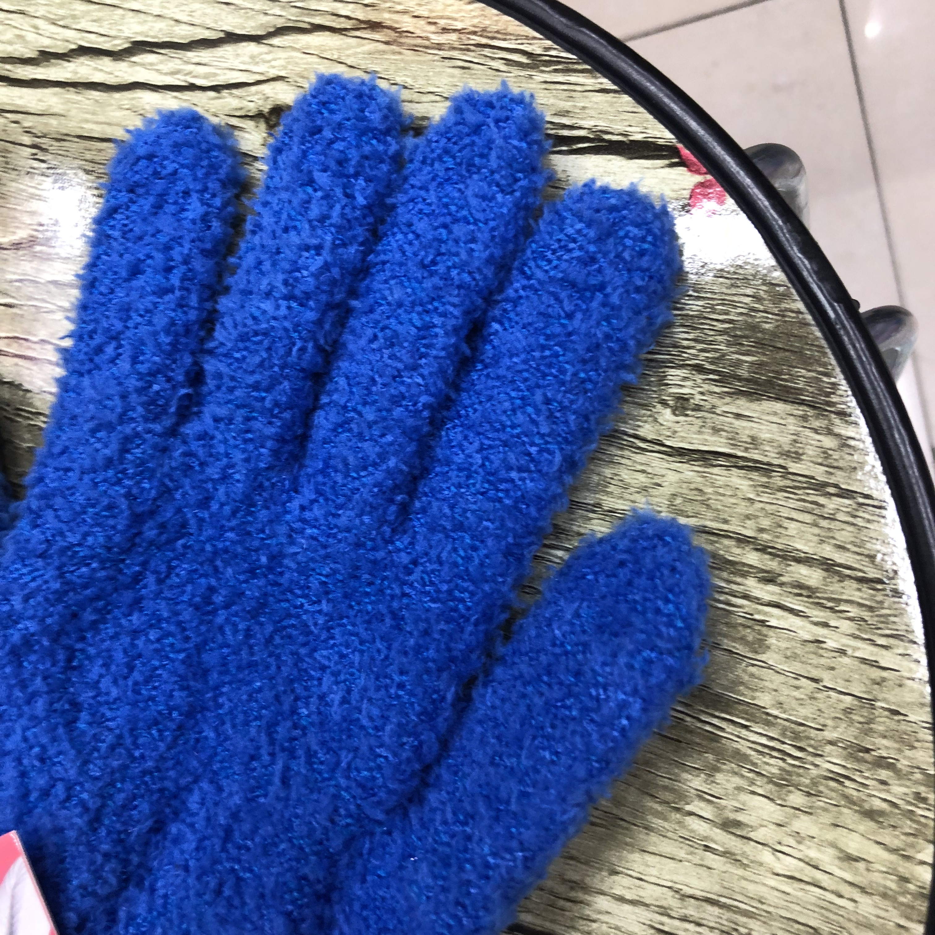 Women's Biking Warm Biking Gloves Large Stretch Knitted Gloves Full Finger details Picture