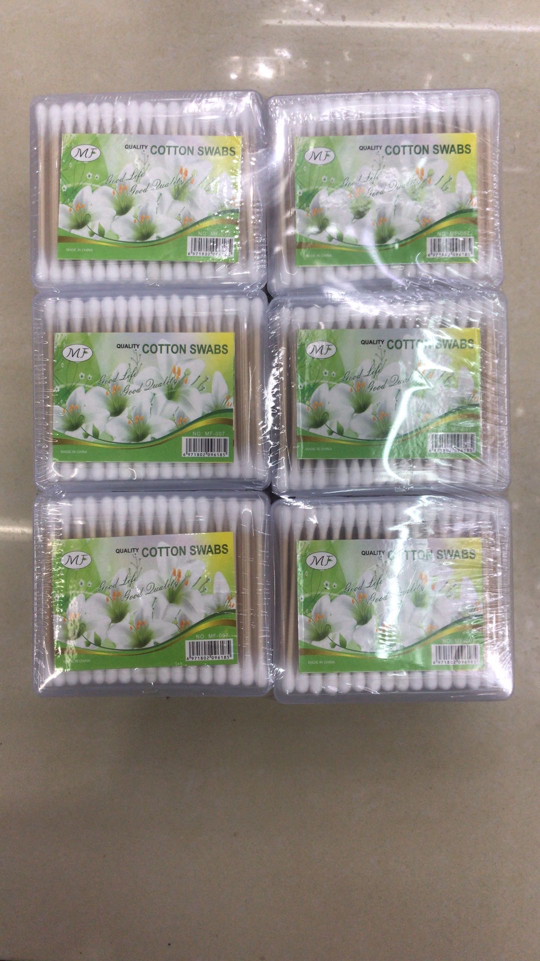 方盒棉签150支掏耳护理卫生外用化妆棉签产品图