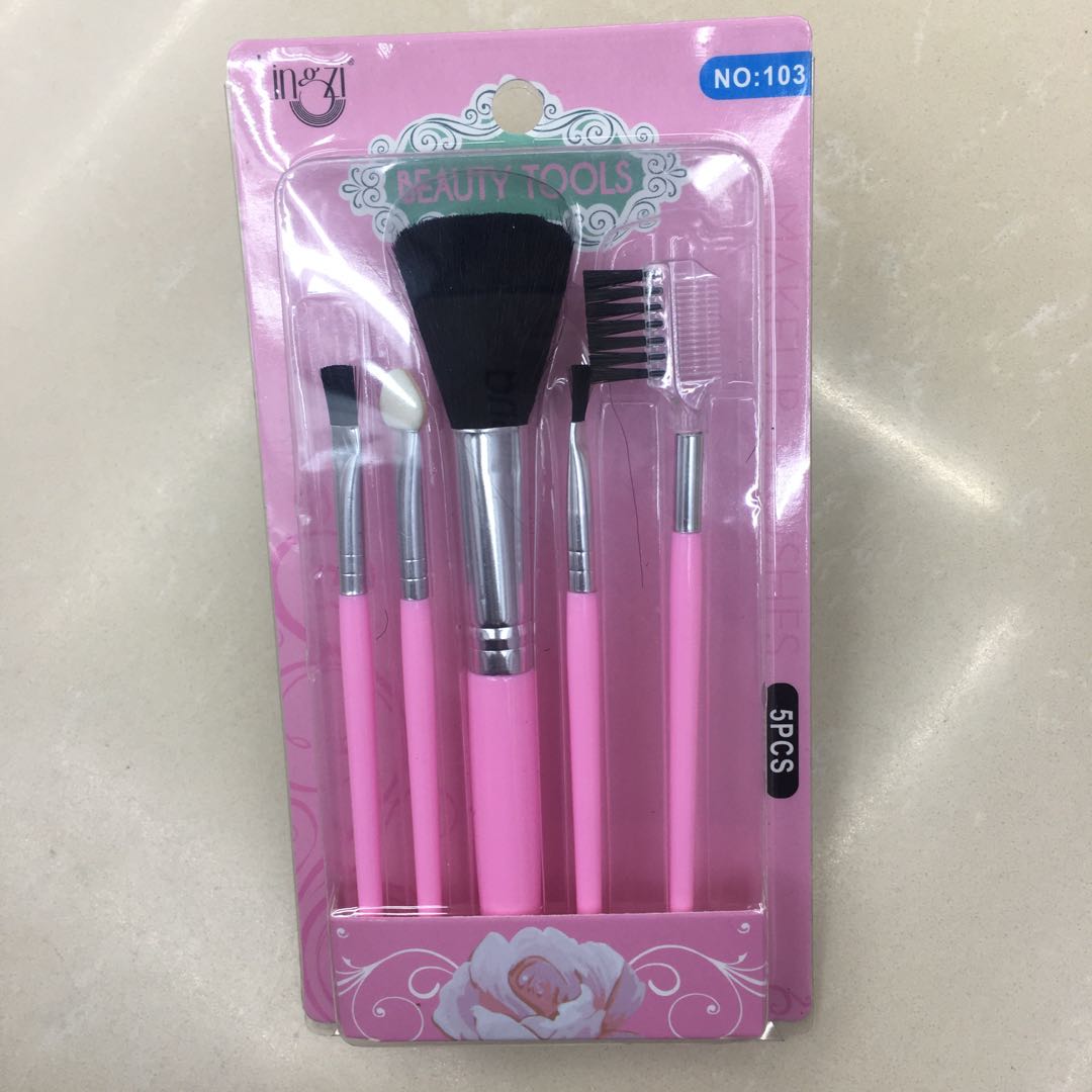 103 Five Brush Beauty Brush Cross Border Beauty Tool Multi-Function Contouring Brush