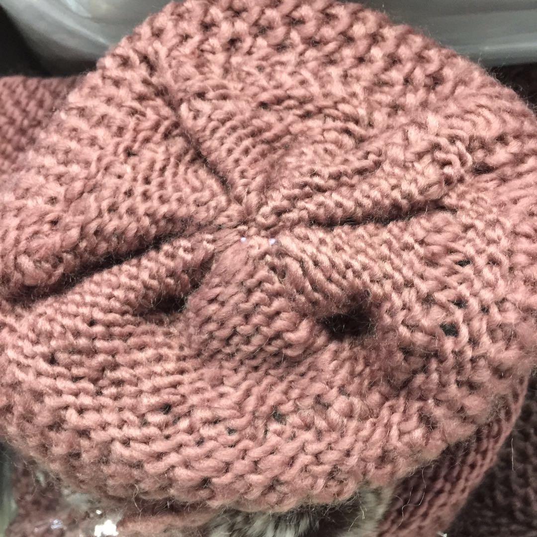 Hat For Women Winter Korean Version Of The Country Tide Thickened Autumn And Winter With Velvet Ear Protection Hat For Women Cycling All Knitted Knitted Knitted Knitted Hat Specification drawing