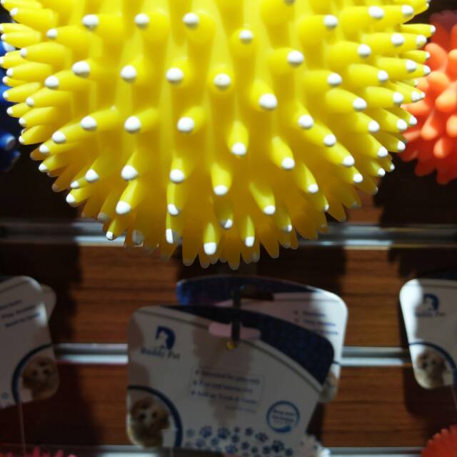 A popular online hit dog teething dream interpretation toy, a multi-toothed spherical animal toy Specification image