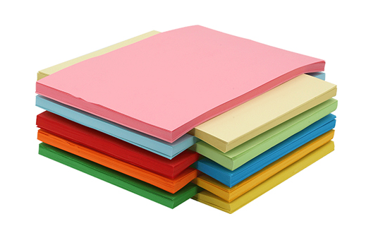 彩色Ａ4纸打印纸粉色儿童手工纸折纸正方形学生加厚混色彩纸大张纸3