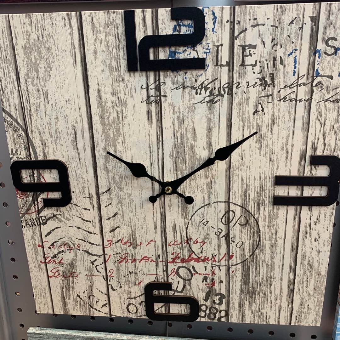 钟表挂钟密度板挂钟时尚潮流挂钟创意挂钟卧室挂钟客厅时钟独特