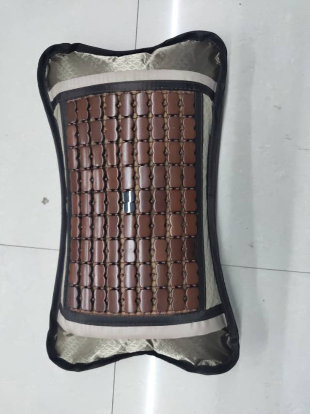 Small brown mahjong bamboo pillow health pillow thumbnail