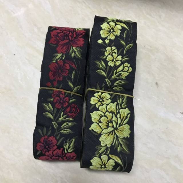 Explosive Black Embroidery Traditional Hanfu Decorative Lace Accessories Diy Production Of Ancient Clothing Accessories Lace