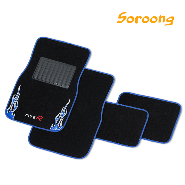 Environmentally friendly PVC plastic floor MATS for automobiles, universal waterproof transparent floor MATS for cars, plastic rubber latex floor MATS