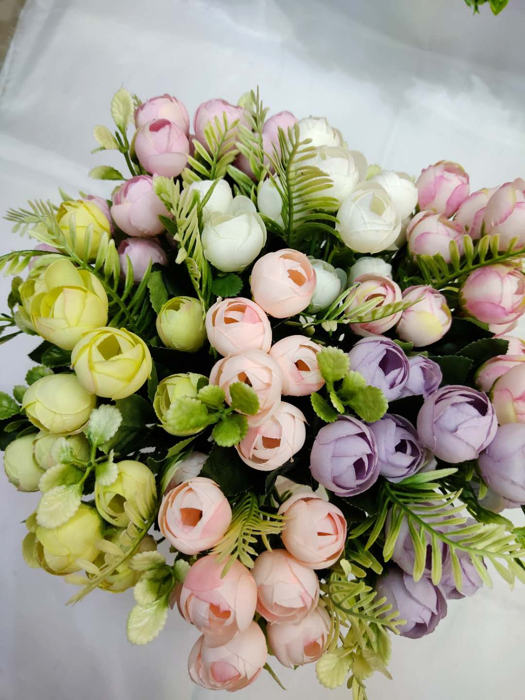 European-style spring tea bud artificial flowers for outdoor home decoration and wedding