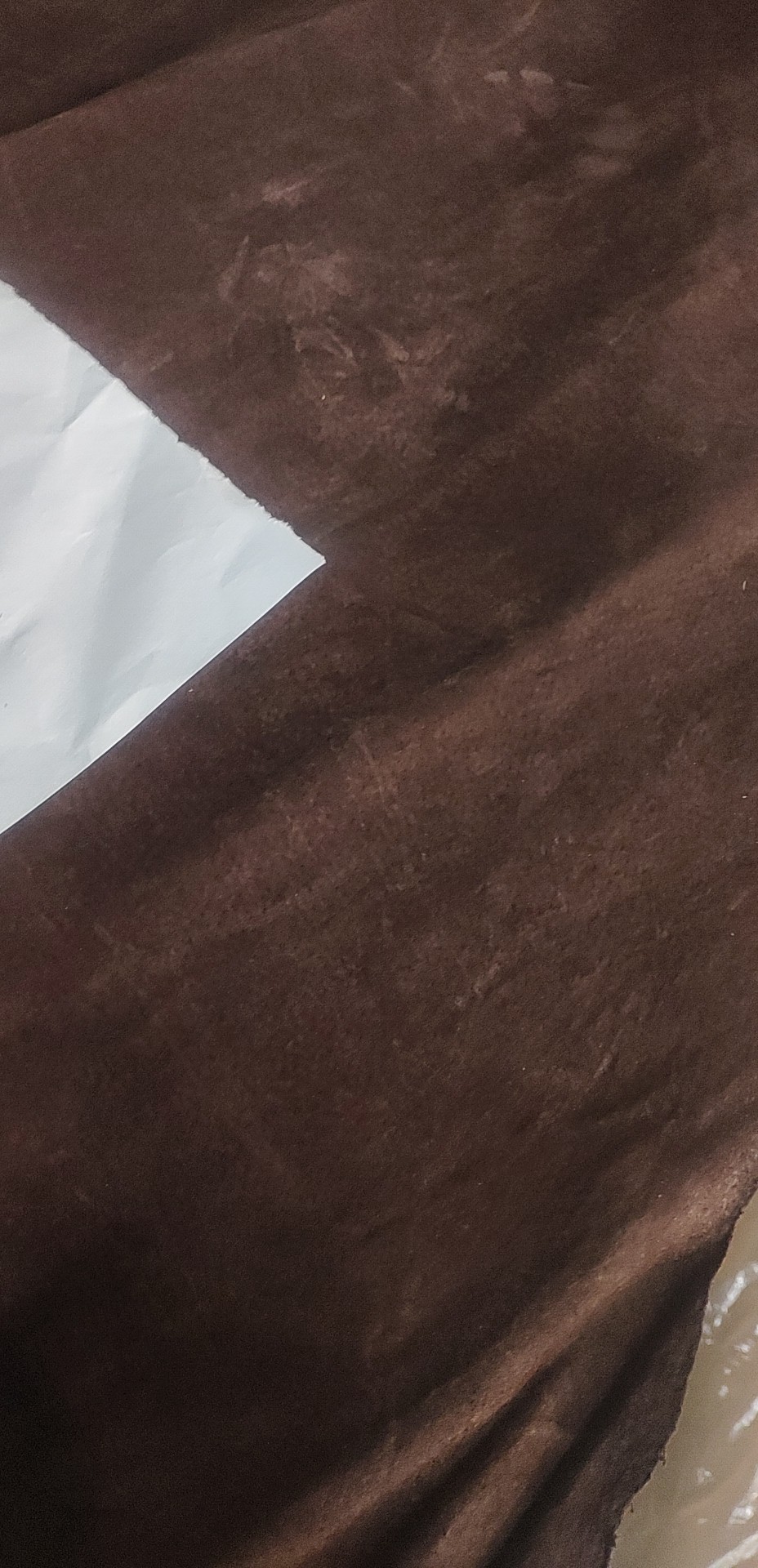 Direct sales from the manufacturer of second-layer pig skin, hot-selling new genuine pig skin leather, large stock of high, medium and low-end luggage, sofa, shoe materials and fabrics Specification image