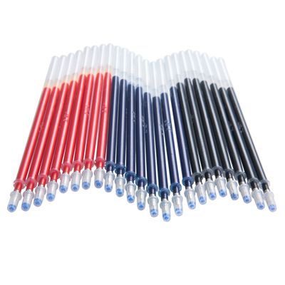 Shanghai Yuan Neutral Pen Refill Black Blue Red Signature Pen Full Needle Bullet Half Needle Practice Pen Wholesale details Picture