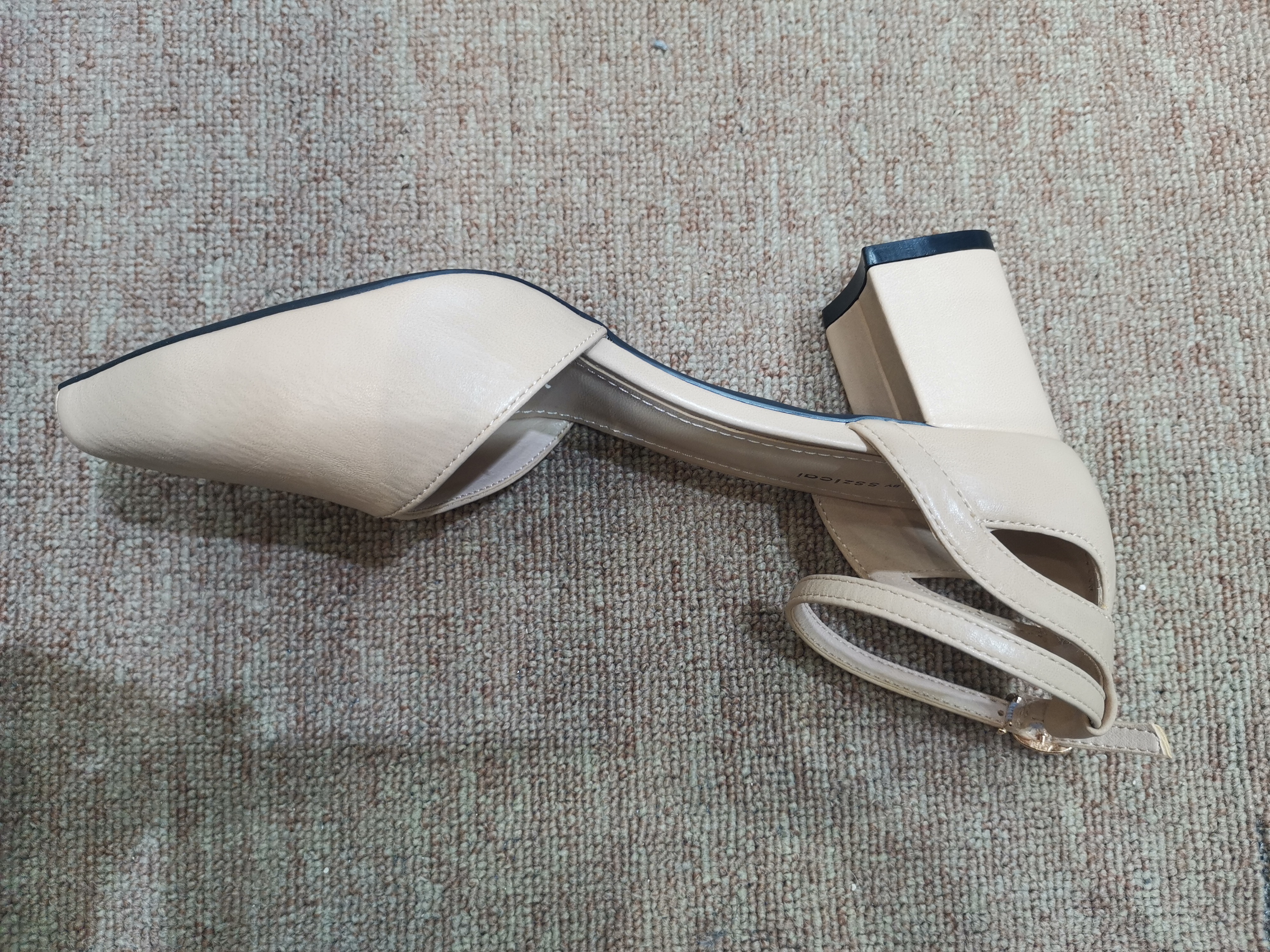 Women's sandals 2025 New style Versatile student summer mid-heel fish-mouth shoes Women's chunky heel fashion women's shoes National trend 1 Specification image