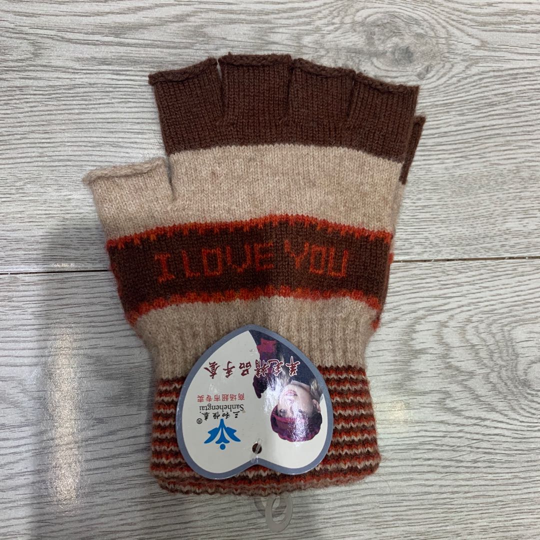 Sanhe Hengtai winter cold-proof wool gloves, half-finger gloves, English gloves, snow warm knitted gloves, starting from 480 yuan per box, mixed colors