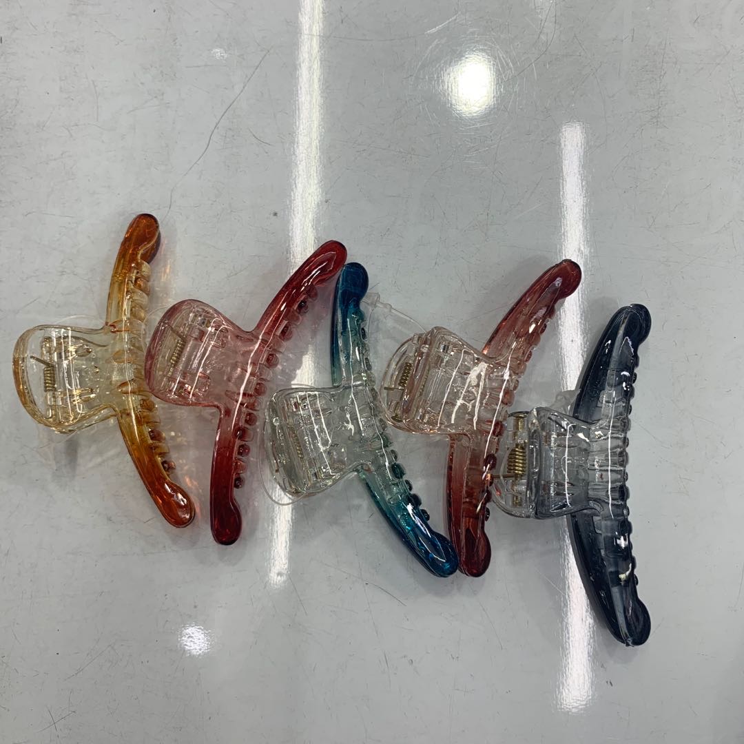 A new Korean version of simple gradient color hair clips, shower clips and headwear