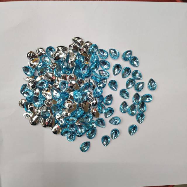 10x14mm尖底水滴 仿台 水兰压克力钻新款产品图