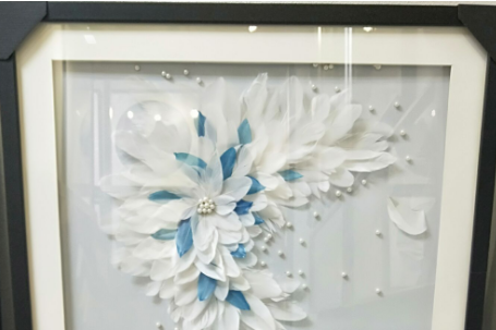 义乌市冠中艺术品80X120cm实物装饰字画产品图