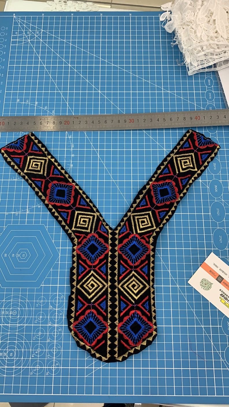 National Collar Embroidery Garment Accessories National Clothing Lace Webbing Can Be Customized