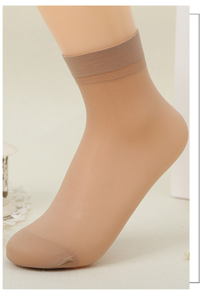 丝袜子夏季水晶耐磨防勾丝中筒女士春秋