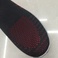 新款时尚红与黑男鞋软底透气网布男士防滑运动鞋细节图