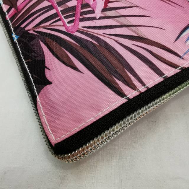 韩版加厚印花防水便携折叠购物袋拉链包时尚环保礼品袋产品图