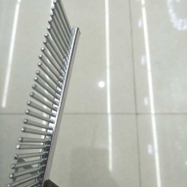 Close-up photo of a pet with shiny hair after combing