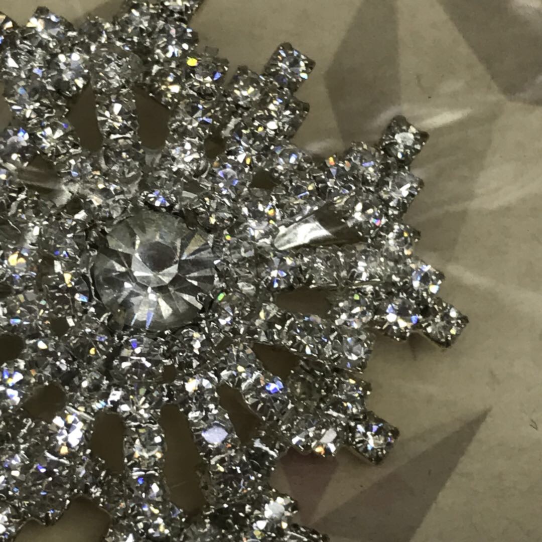 Alloy With Drill Corsage Garment Decorative Accessories Garment Buckle Specification drawing