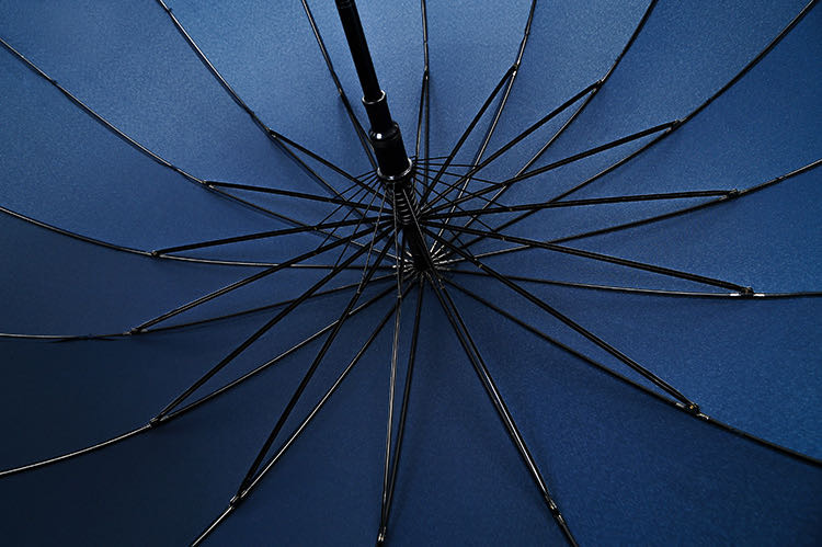 Straight bone fiber windbreak umbrella details Picture
