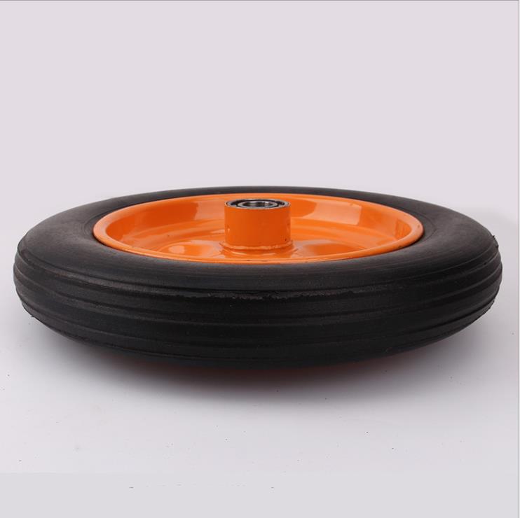 8寸铁芯实心橡胶轮胎手推车工矿车轮胎耐磨轮胎产品图
