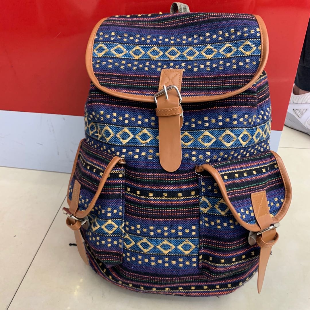 Backpack Backpack Large Capacity Schoolbag Vintage Style Backpack