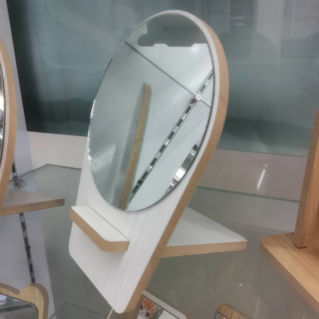 高清化妆镜子台式简易梳妆镜子圆形公主镜