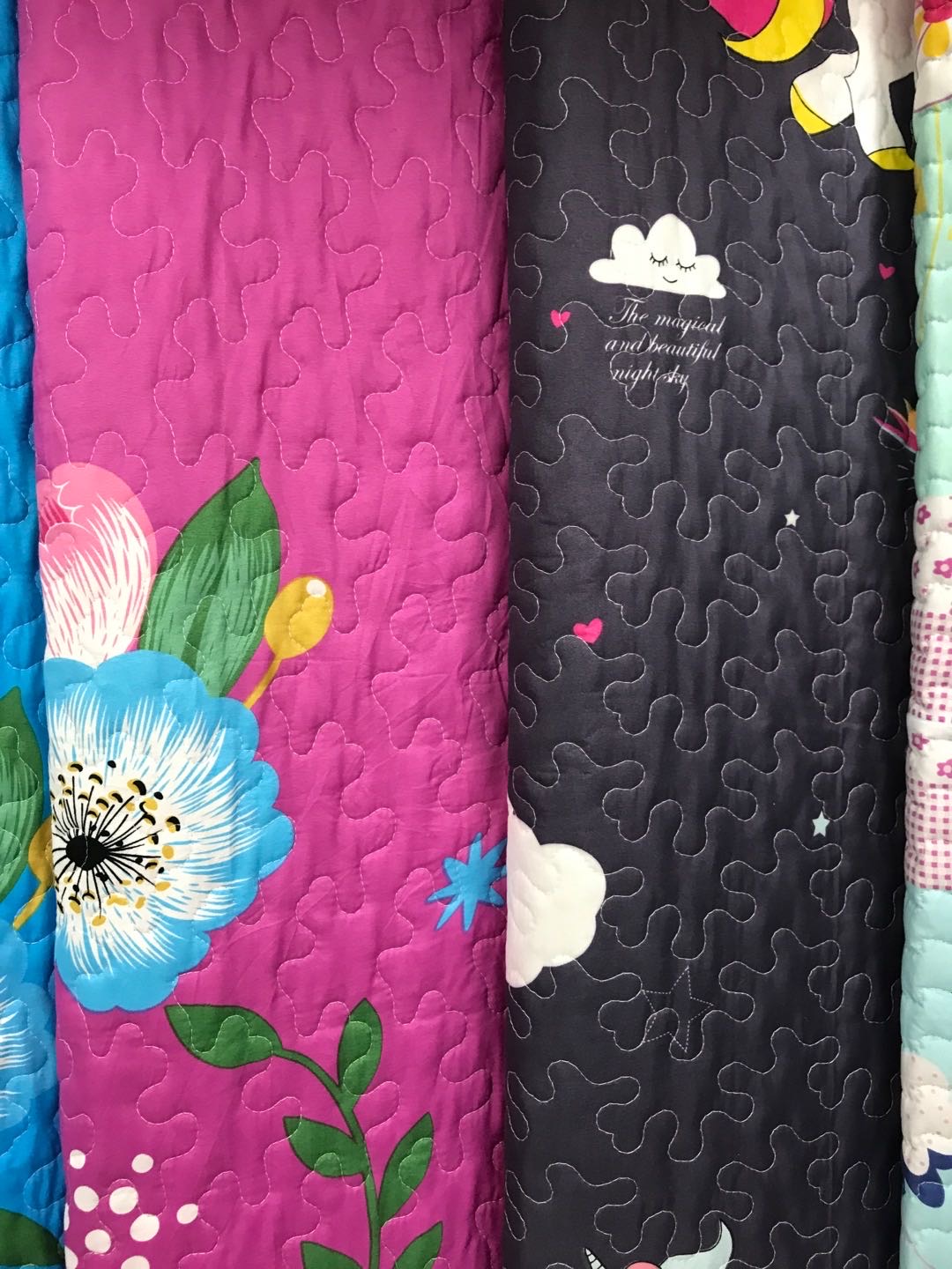 Garden Print Quilted Quilt 200*230